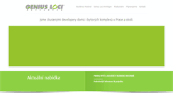 Desktop Screenshot of geniusloci.cz